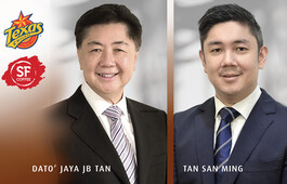 Dato' Jaya JB Tan's son, San Ming, and daughter San Yen, at helm of Texas Chicken franchise